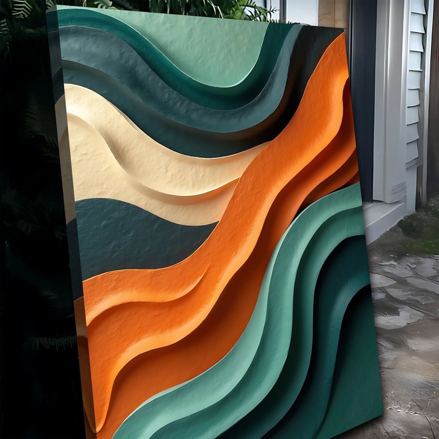 Wave Abstract Canvas Wall Art