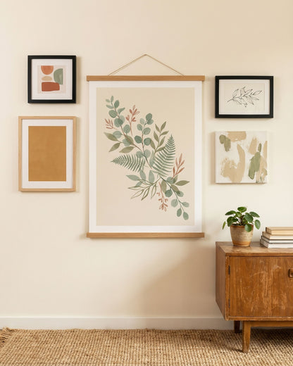 Sage Botanica Boho Botanical Print