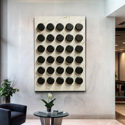 Abstract minimalist canvas wall art