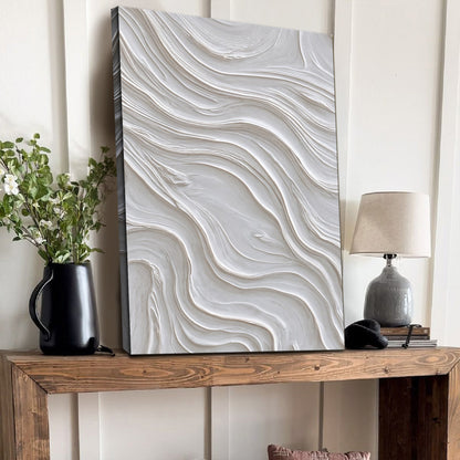 Minimalist Ocean Wave Canvas Wall Art
