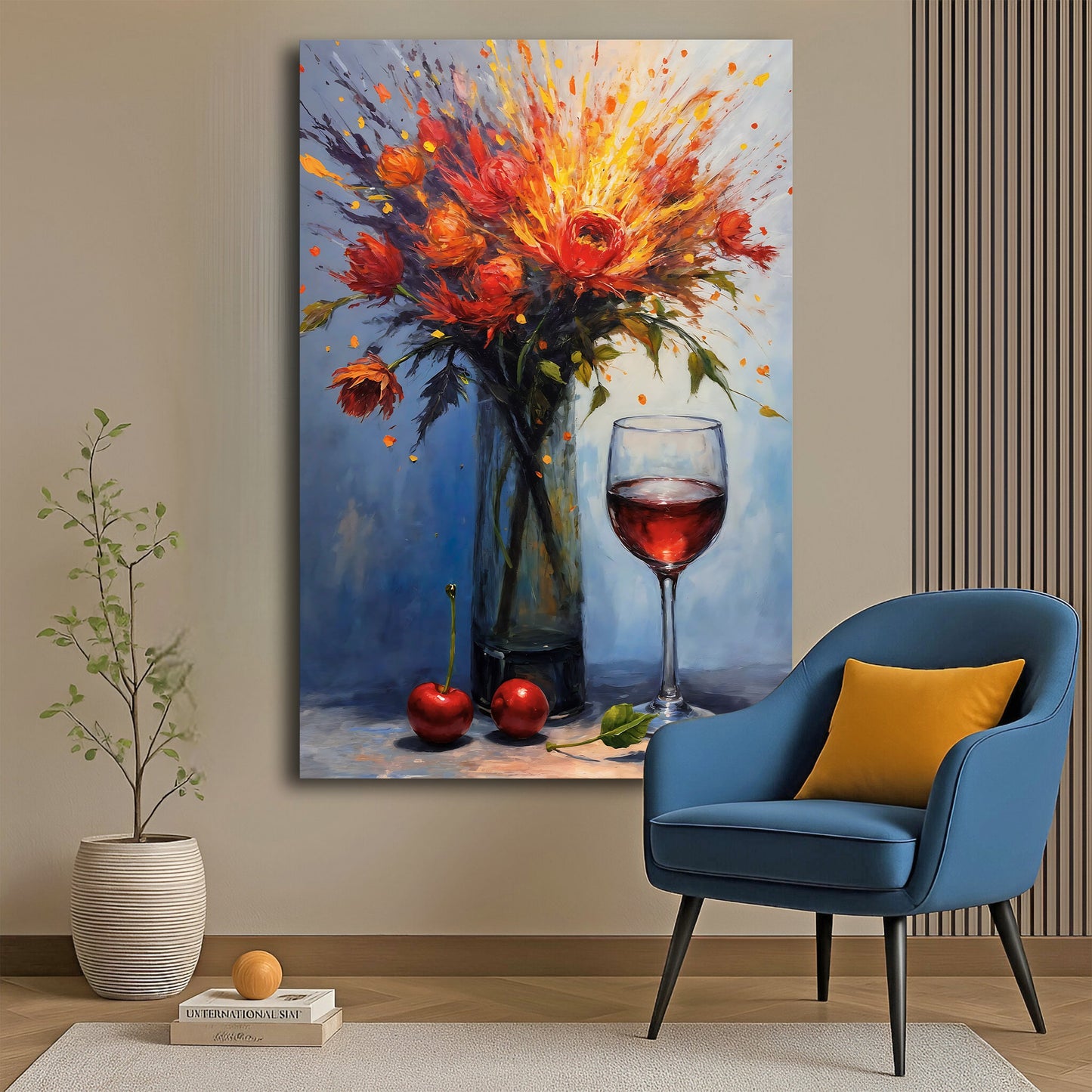 Dynamic Still Life Abstract Canvas Wall Art