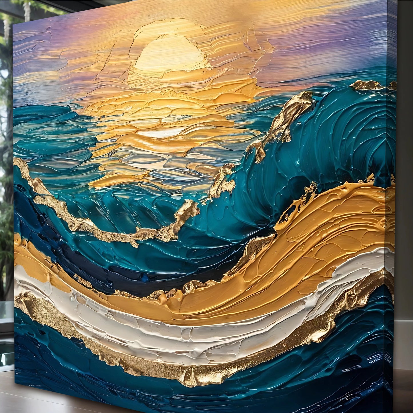 Golden Hour Canvas Wall Art - Landscape Nature Print