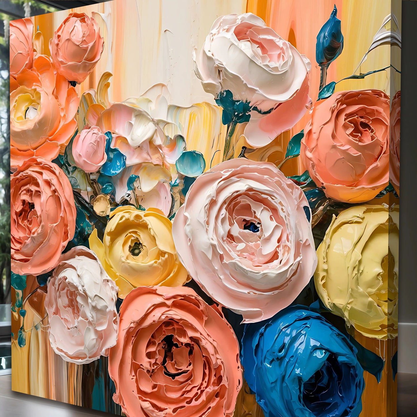 Blooming Bouquet Floral Canvas Wall Art