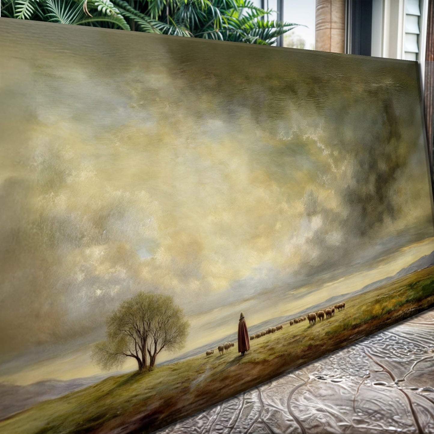 The Good Shepherd Faith Canvas Wall Art
