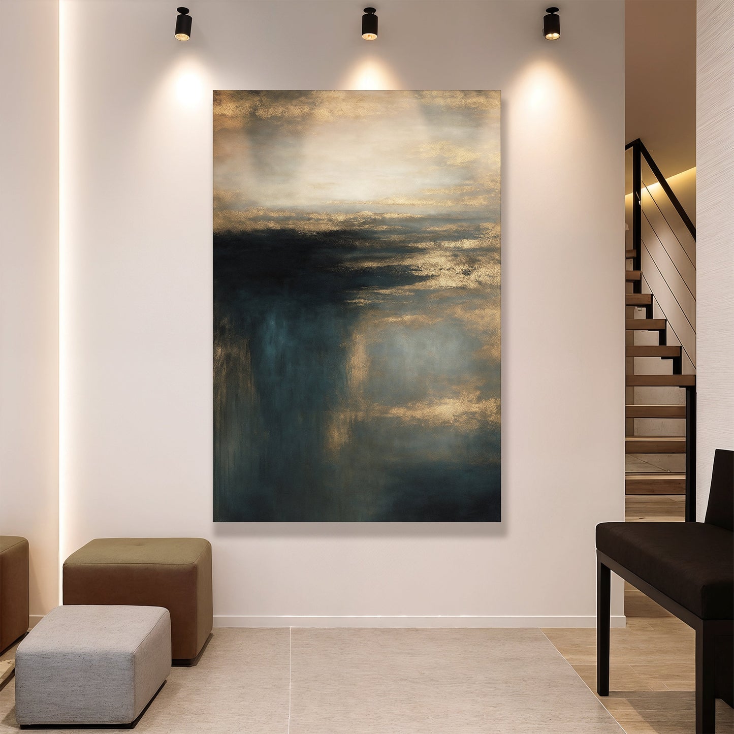 Cloudscape Abstract Canvas Wall Art