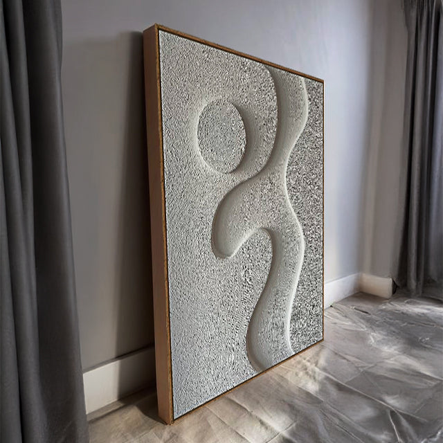Midcentury Curves Abstract Canvas Wall Art