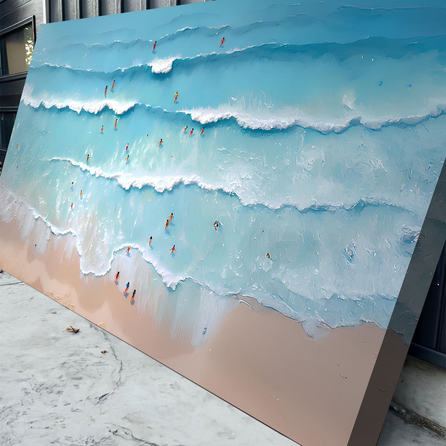 Beach Days Coastal Canvas Wall Art VIII