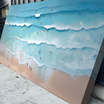 Beach Days Coastal Canvas Wall Art VIII