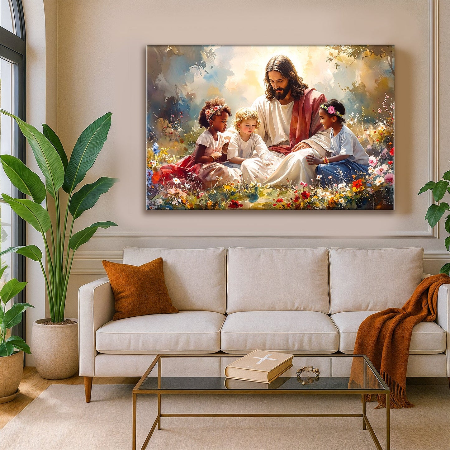 Jesus With Children Wall Art for Home