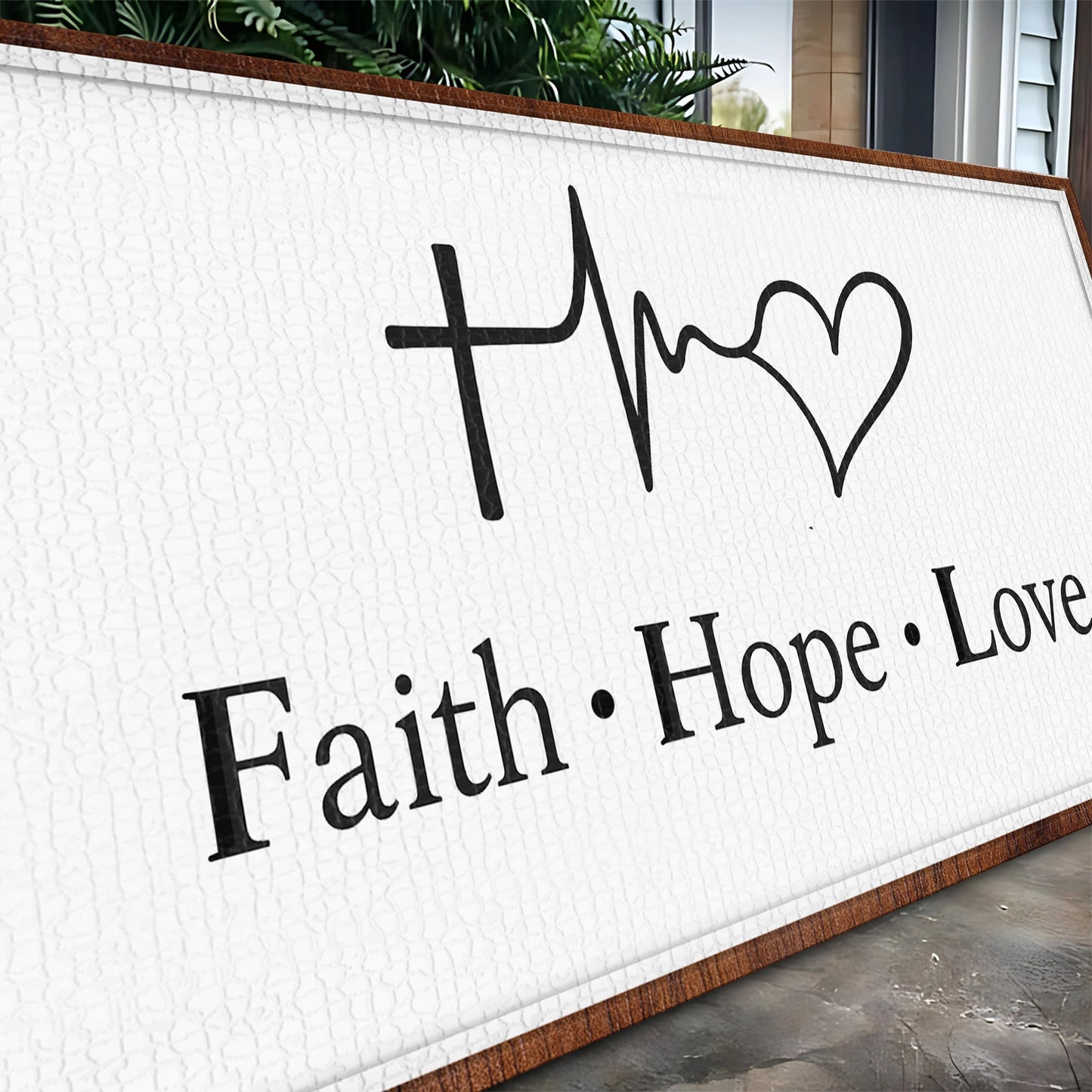 Faith Hope Love Canvas Wall Art