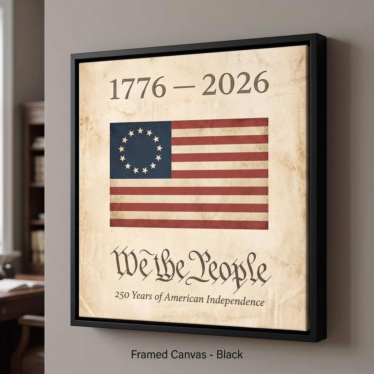 We the People Canvas Wall Art