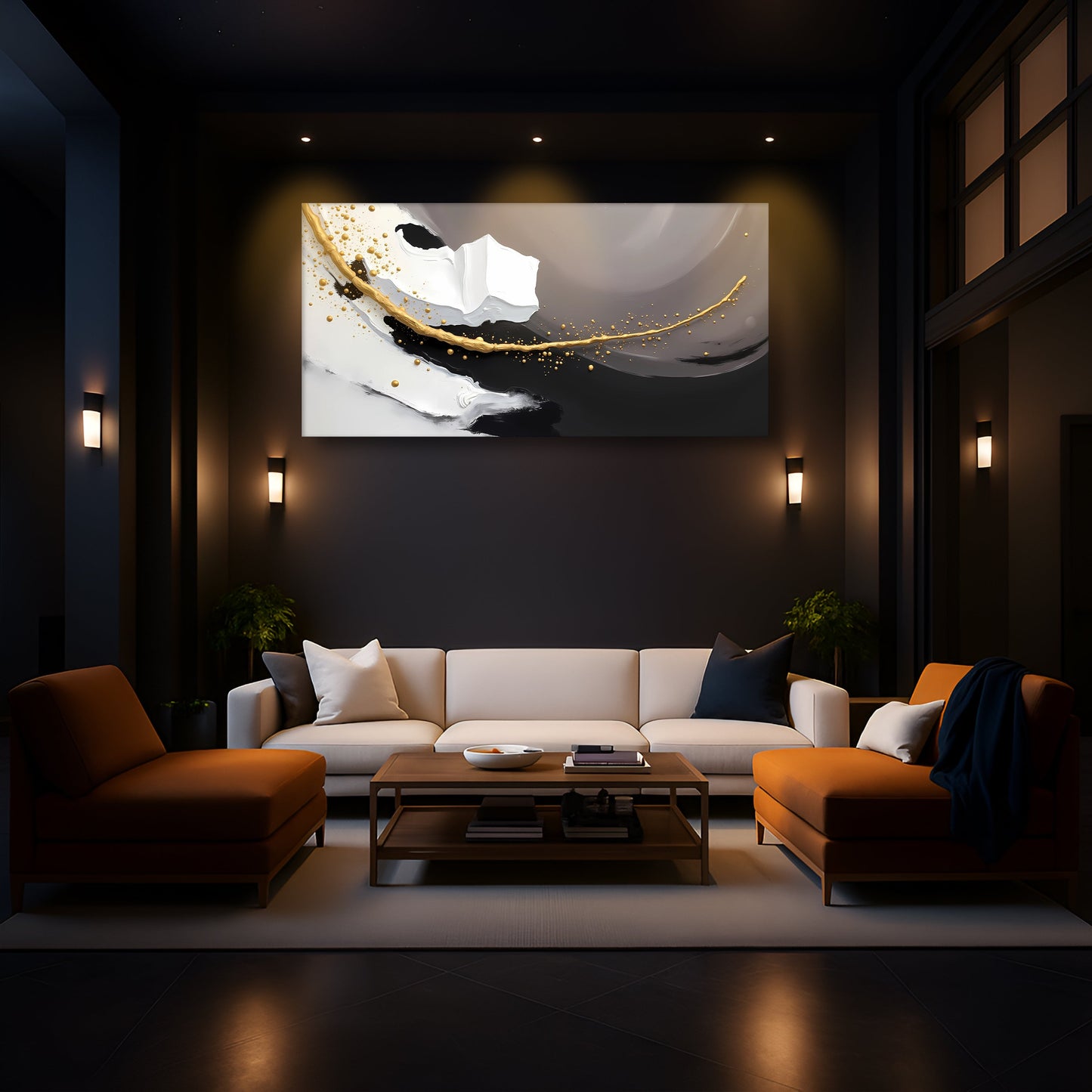 Wave Abstract Canvas Wall Art