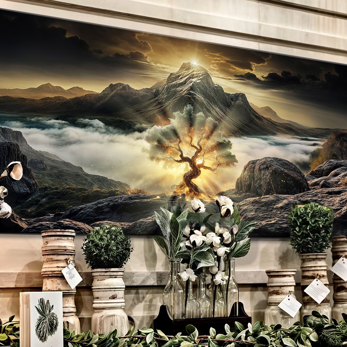 Burning Bush Faith Canvas Wall Art