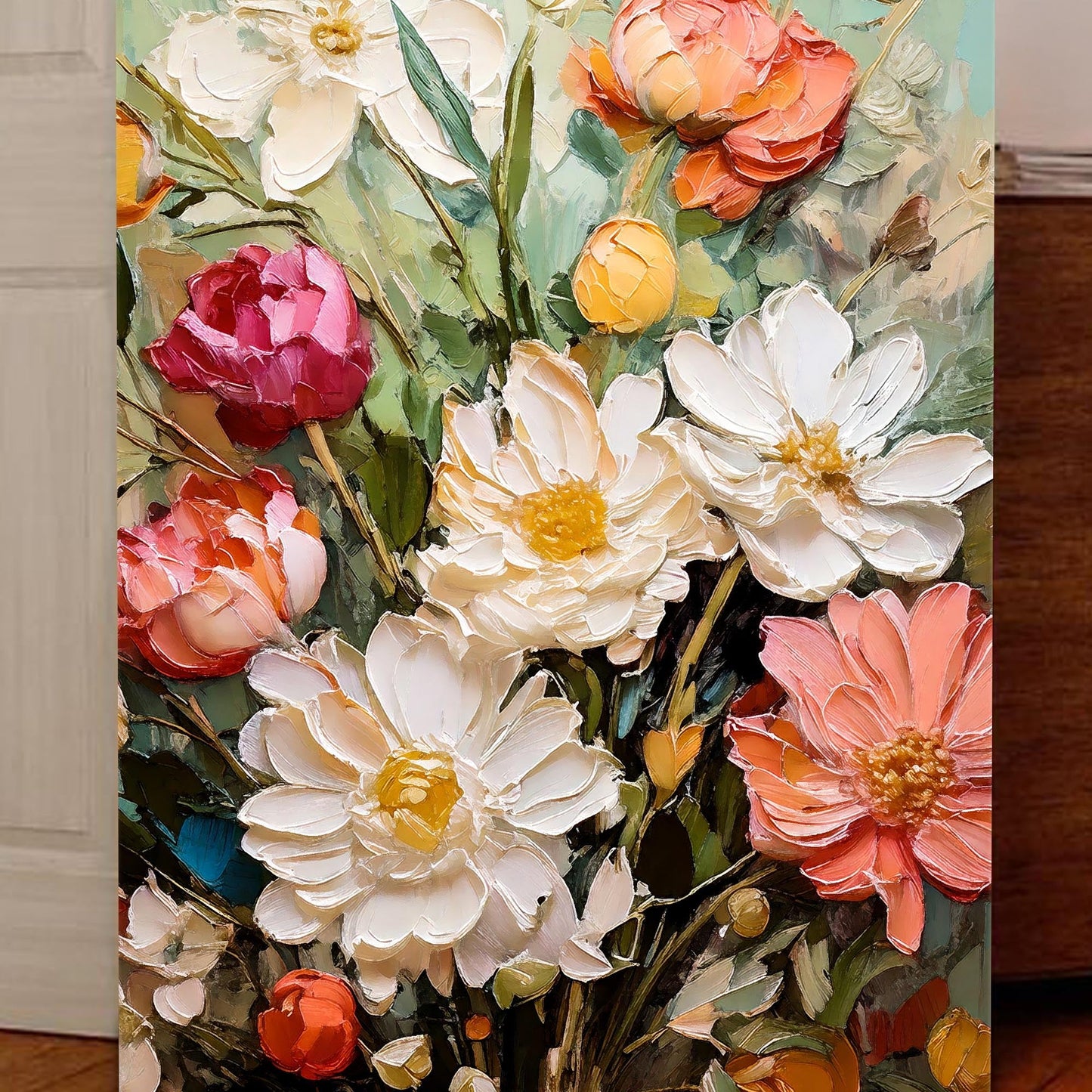 Serene Blossoms Floral Canvas Wall Art