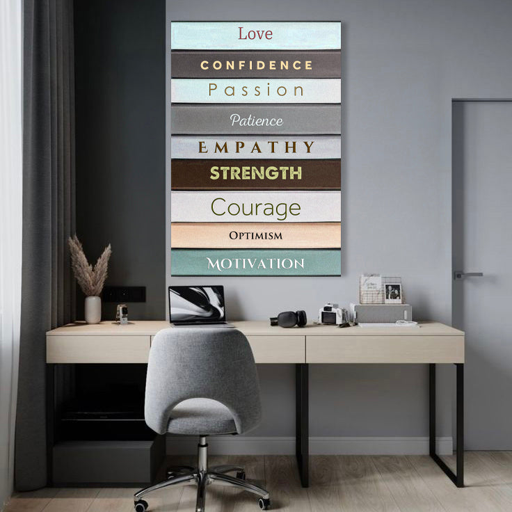 Shelf to Life Motivational Canvas Wall Sign