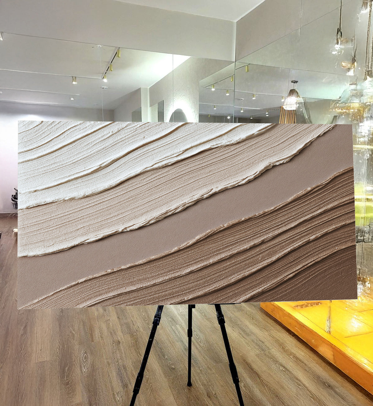 Minimalist Wide-Format Abstract Canvas Wall Art