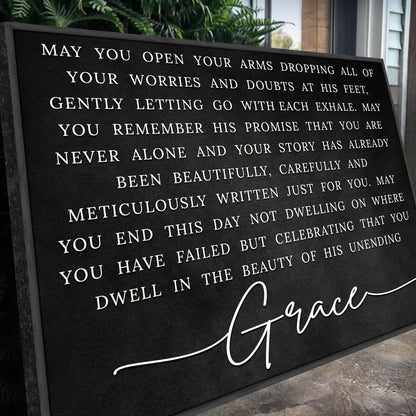 Unending Grace Faith Canvas Sign
