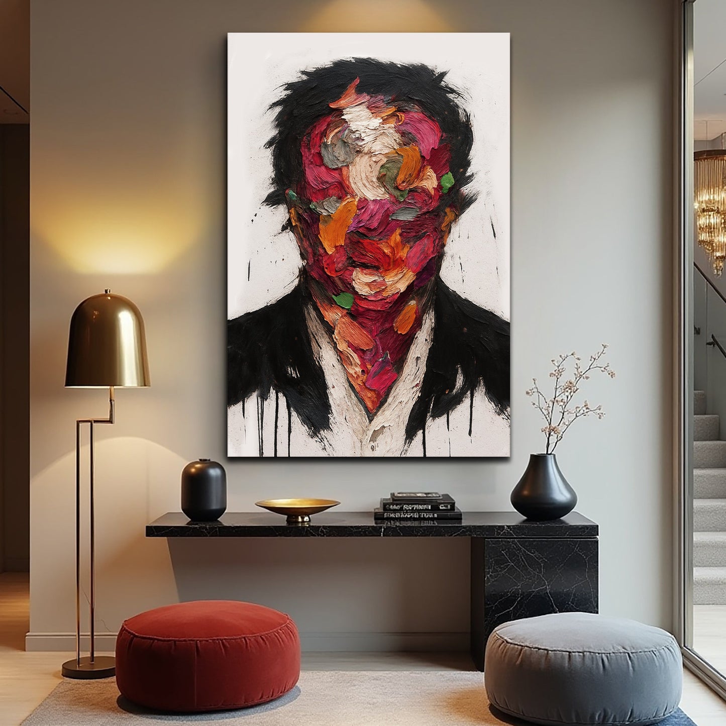 Petals of Identity Floral Canvas Wall Art