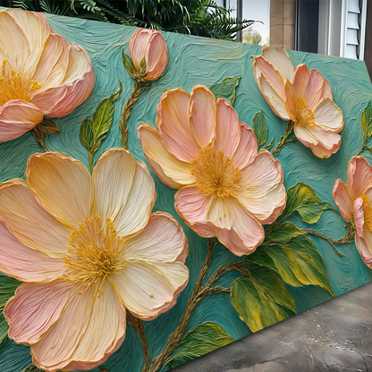Blossoms Serenade Floral Canvas Wall Art