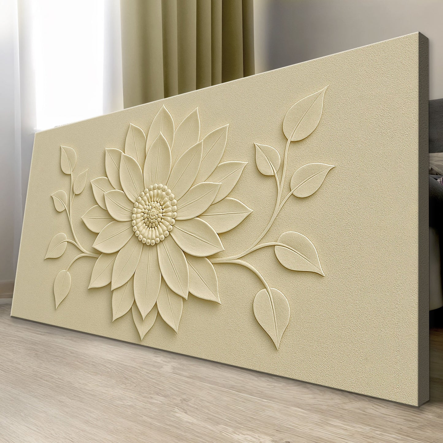 Floral Abstract Canvas Wall Art - Botanical Decor