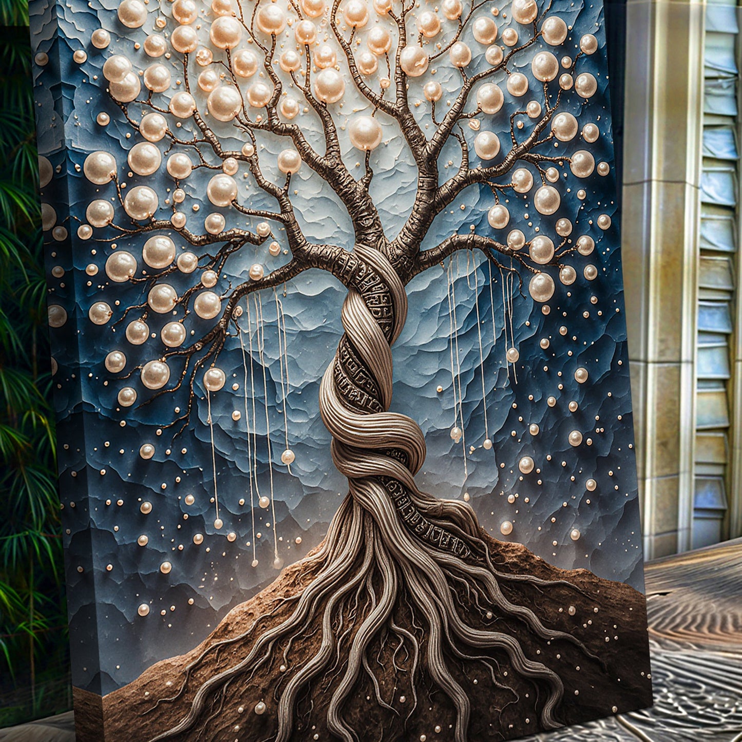 Pearl Tree Canvas Wall Art