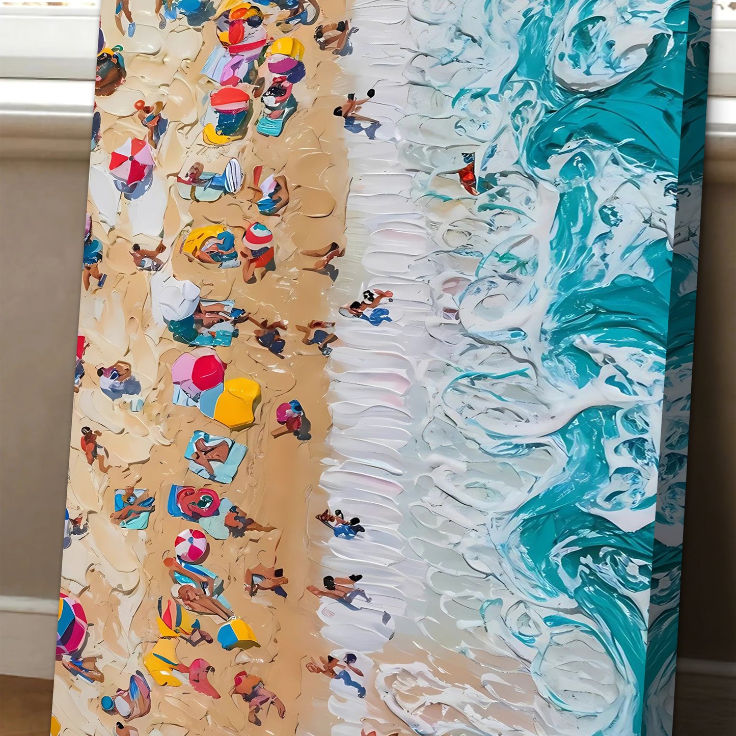 Beach Days Coastal Canvas Wall Art VII