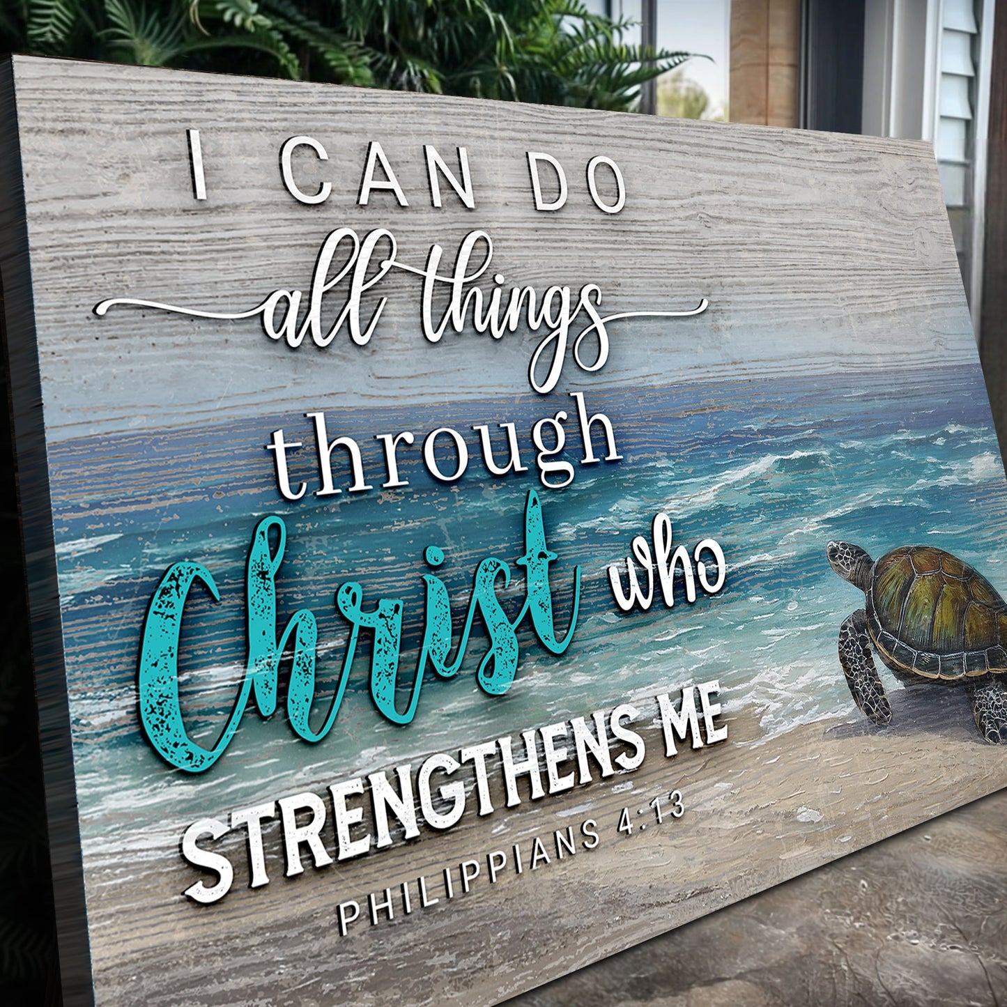 I Can Do All Things Through Christ Faith Canvas Art