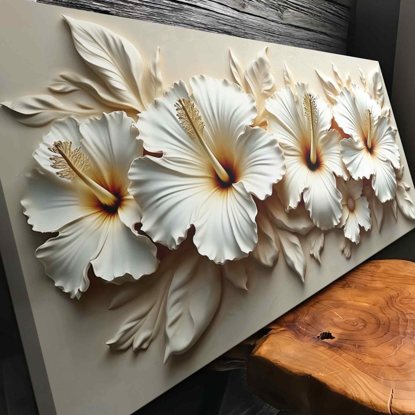 Floral Abstract Canvas Wall Art Botanical Print