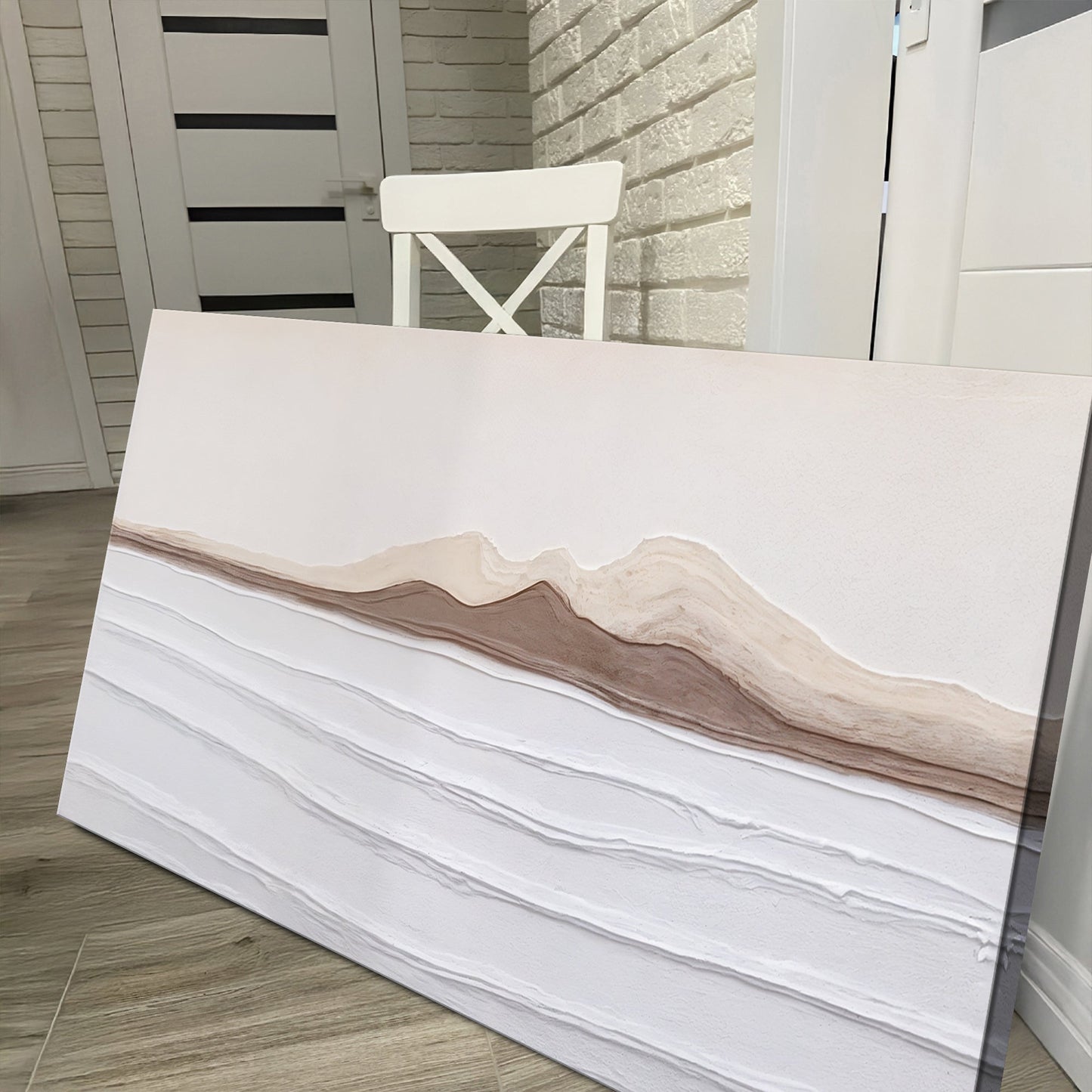 Earth Tone Abstract Canvas Wall Art