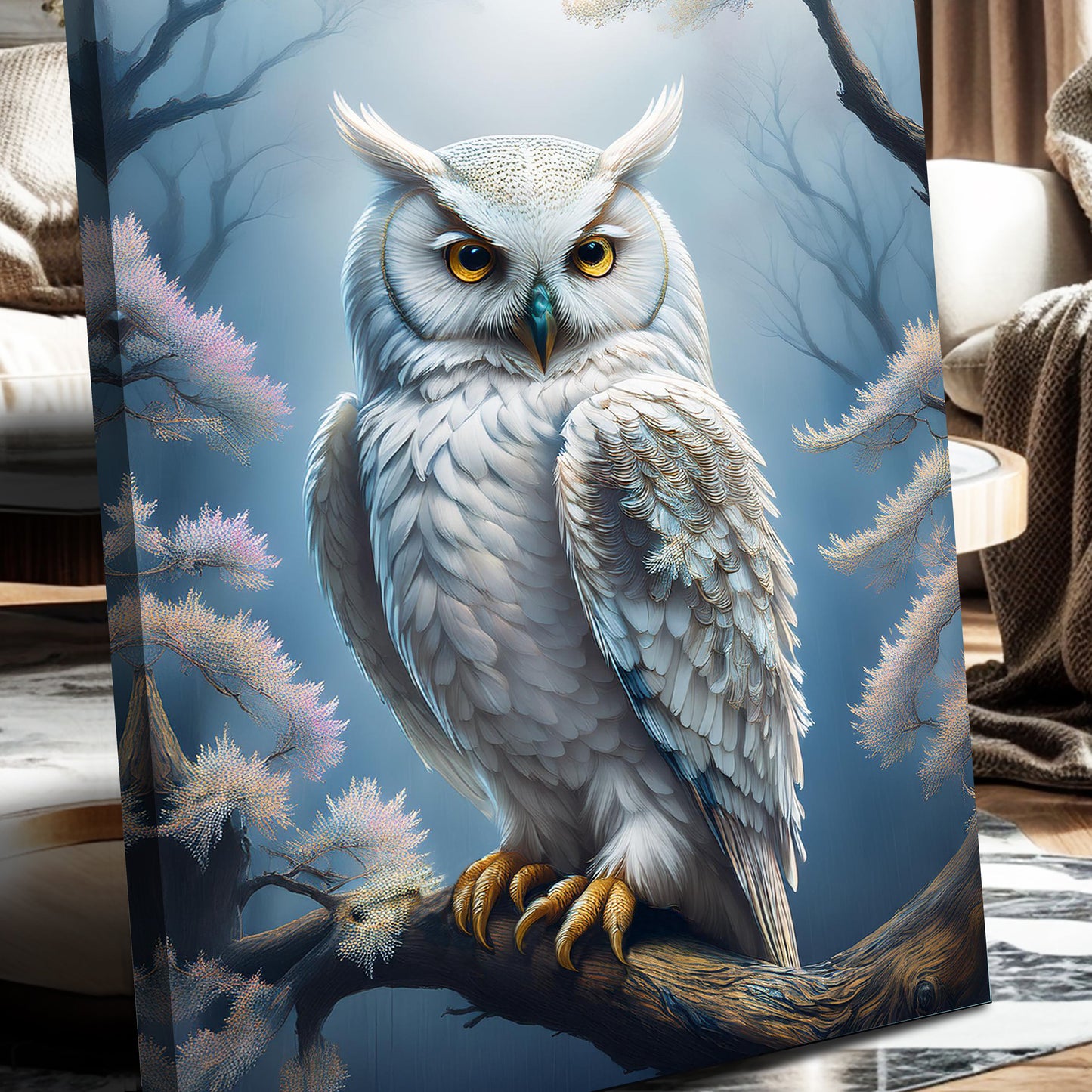 Owl Wall Art Canvas Print