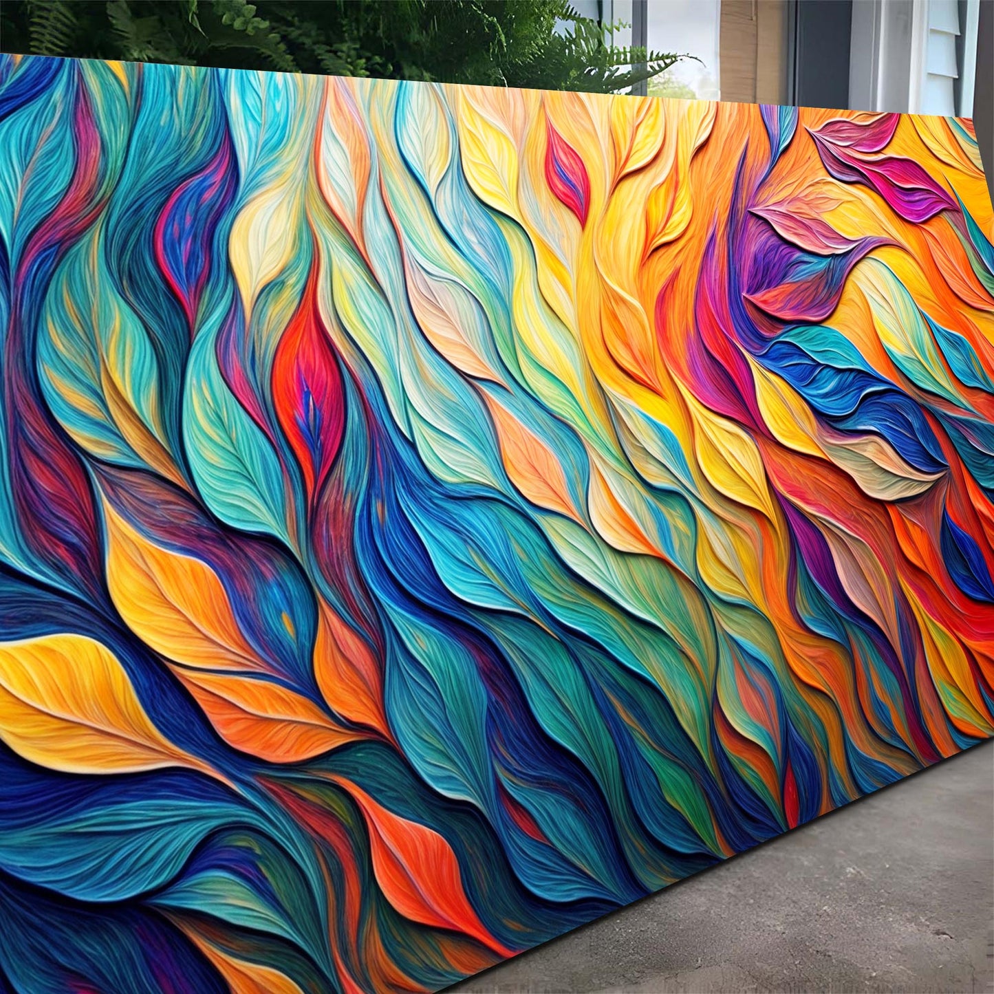 Chroma Whispers Abstract Canvas Wall Art