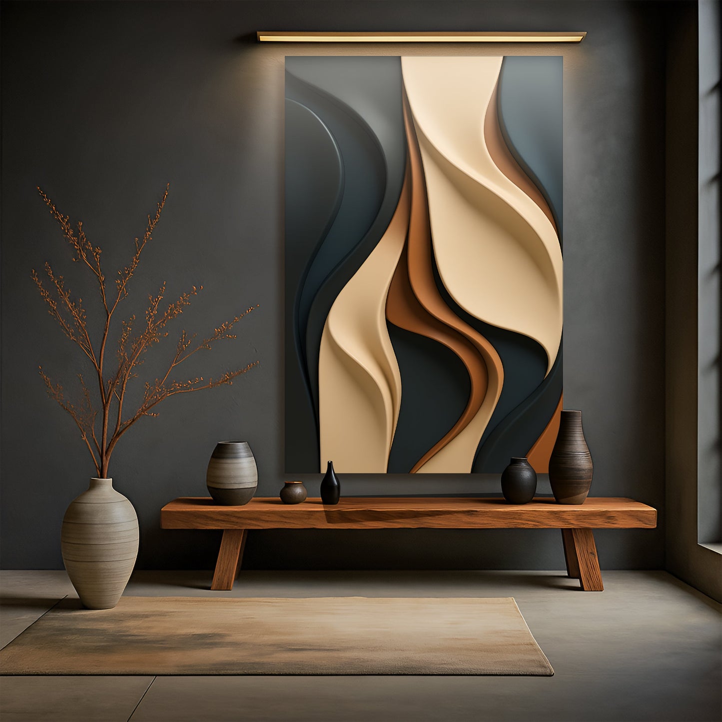 Abstract Minimalist Canvas Wall Art