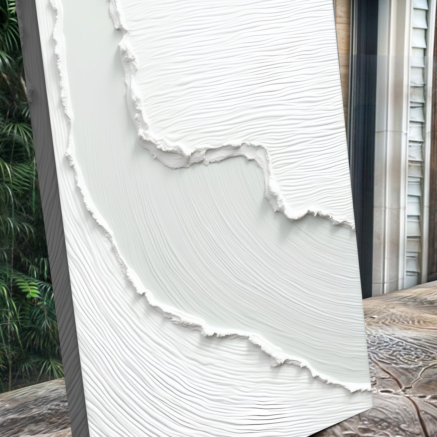 Abstract Minimalist Wave Canvas Wall Art