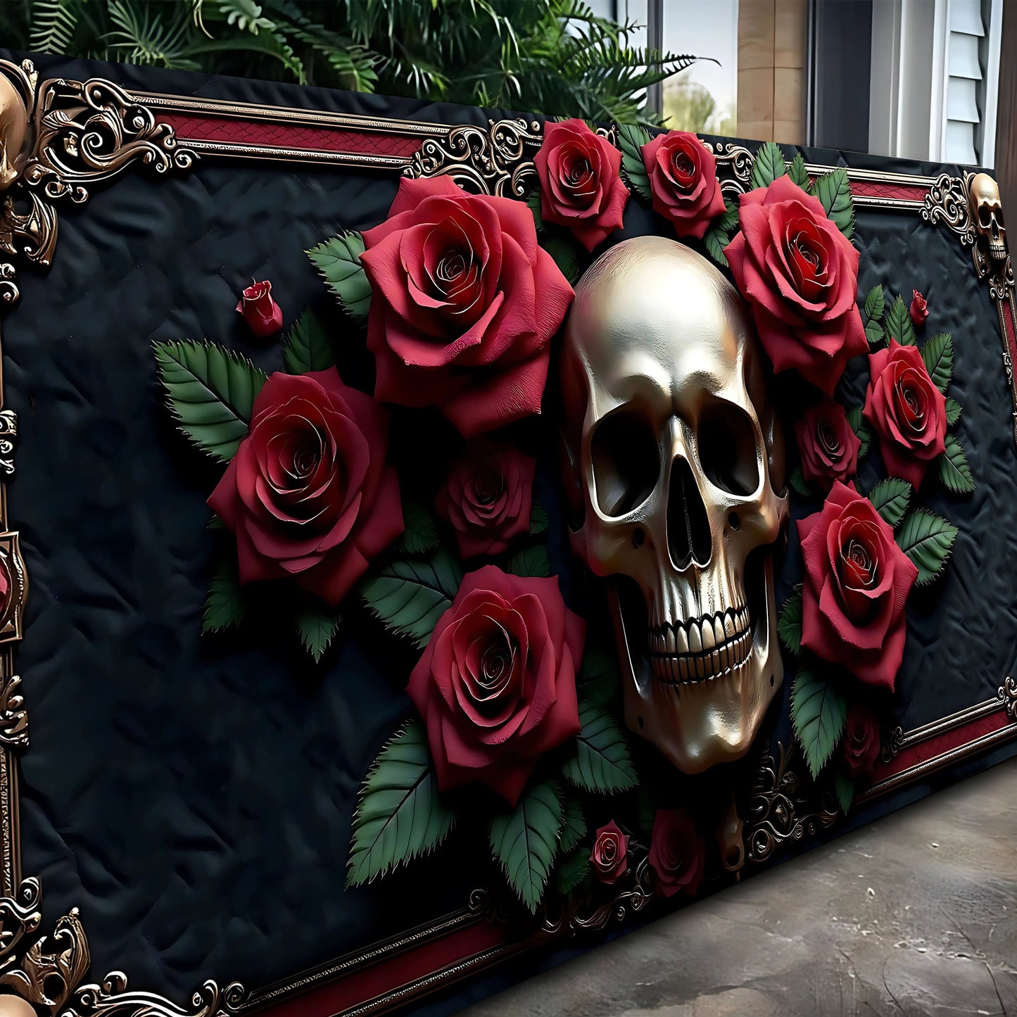 3D Vintage Skull Wall Art Decor