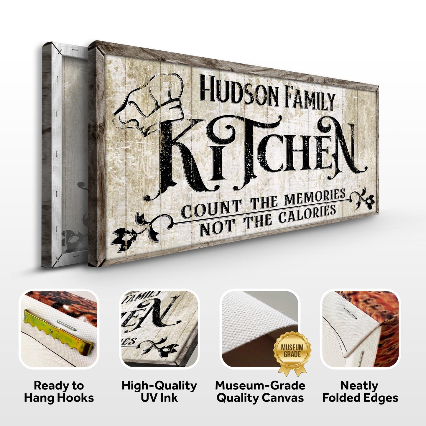 Kitchen Quote Canvas Wall Art
