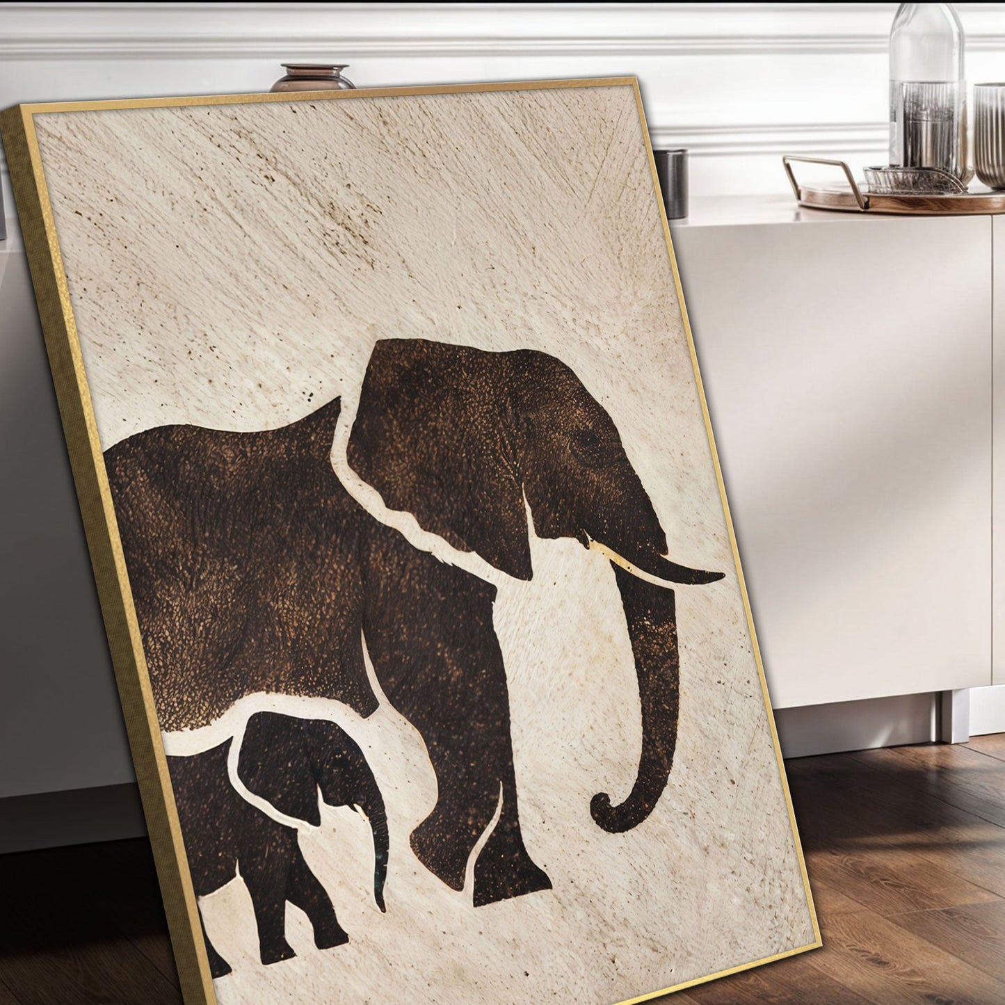 Elephant Heritage Canvas Wall Art