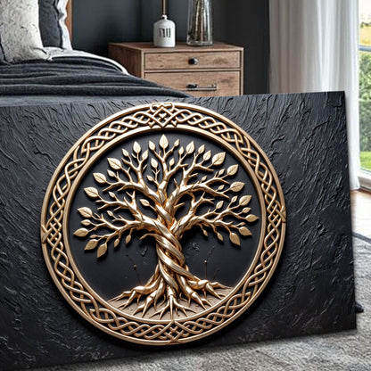 3D Celtic Tree of Life Canvas Wall Art V