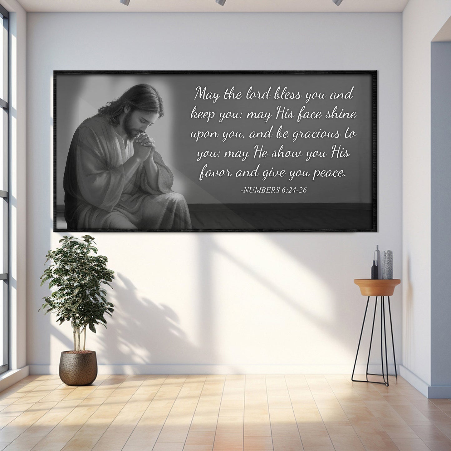 Numbers 6:24-26 Lord Bless You and Keep You Canvas