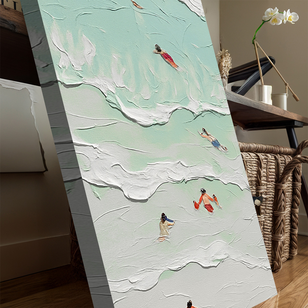 Beach Days Coastal Canvas Wall Art XXIII
