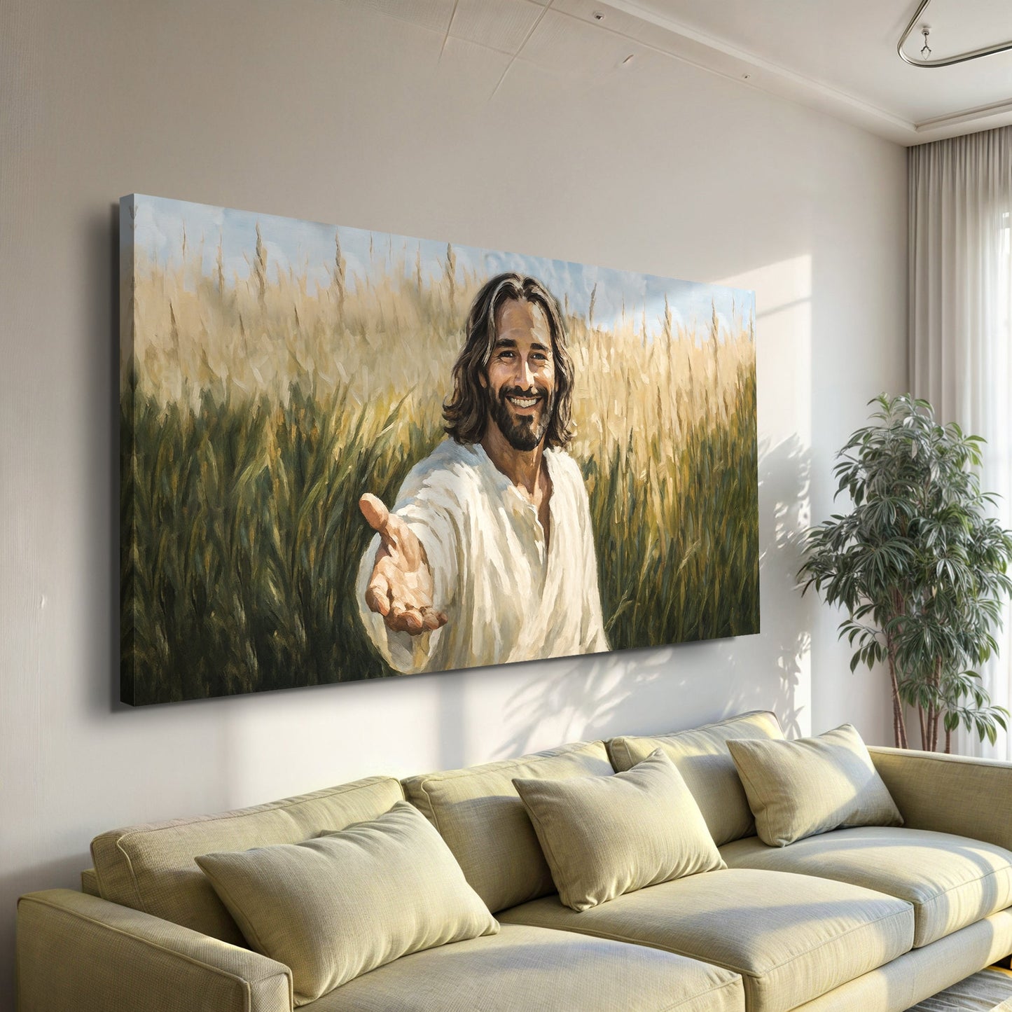 Savior's Invitation Faith Canvas Wall Art