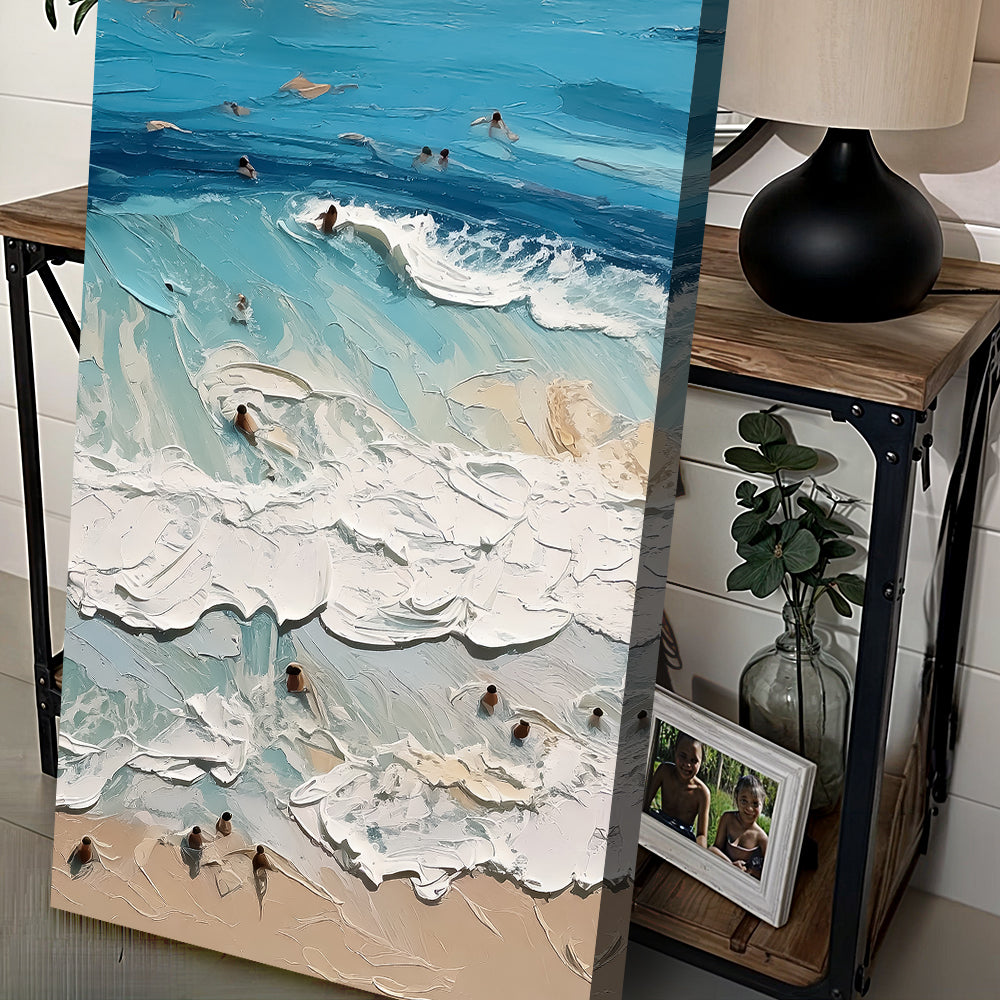 Beach Days Coastal Canvas Wall Art XVIII