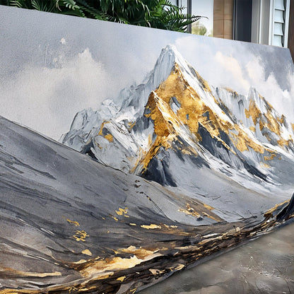 Mountain Range Minimalist Canvas Wall Art