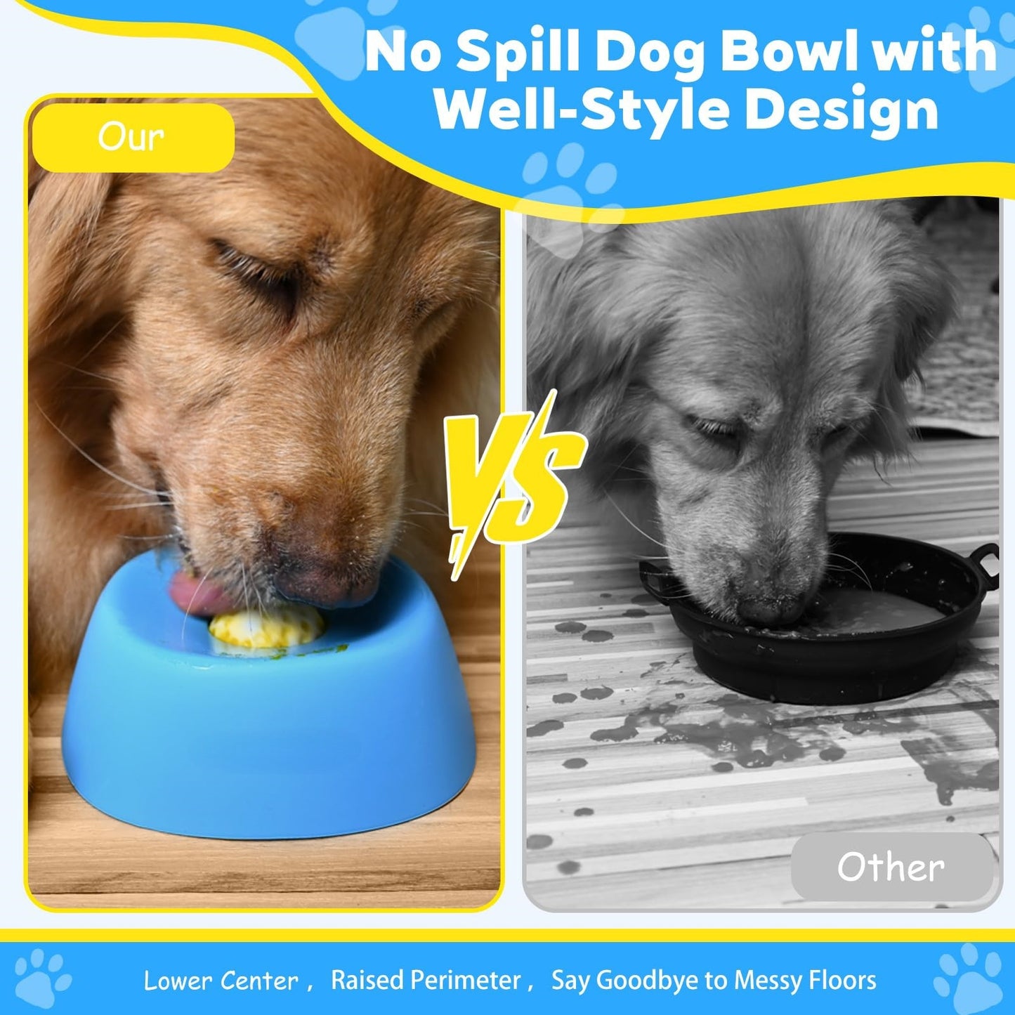 Slow Feeder Dog Lick Bowl: No-Spill Enrichment for Your Pet