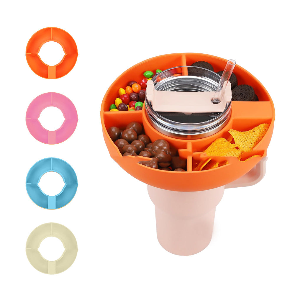 SnackMate Tumbler Topper - The Ultimate Snack Solution for Stanley 40 oz