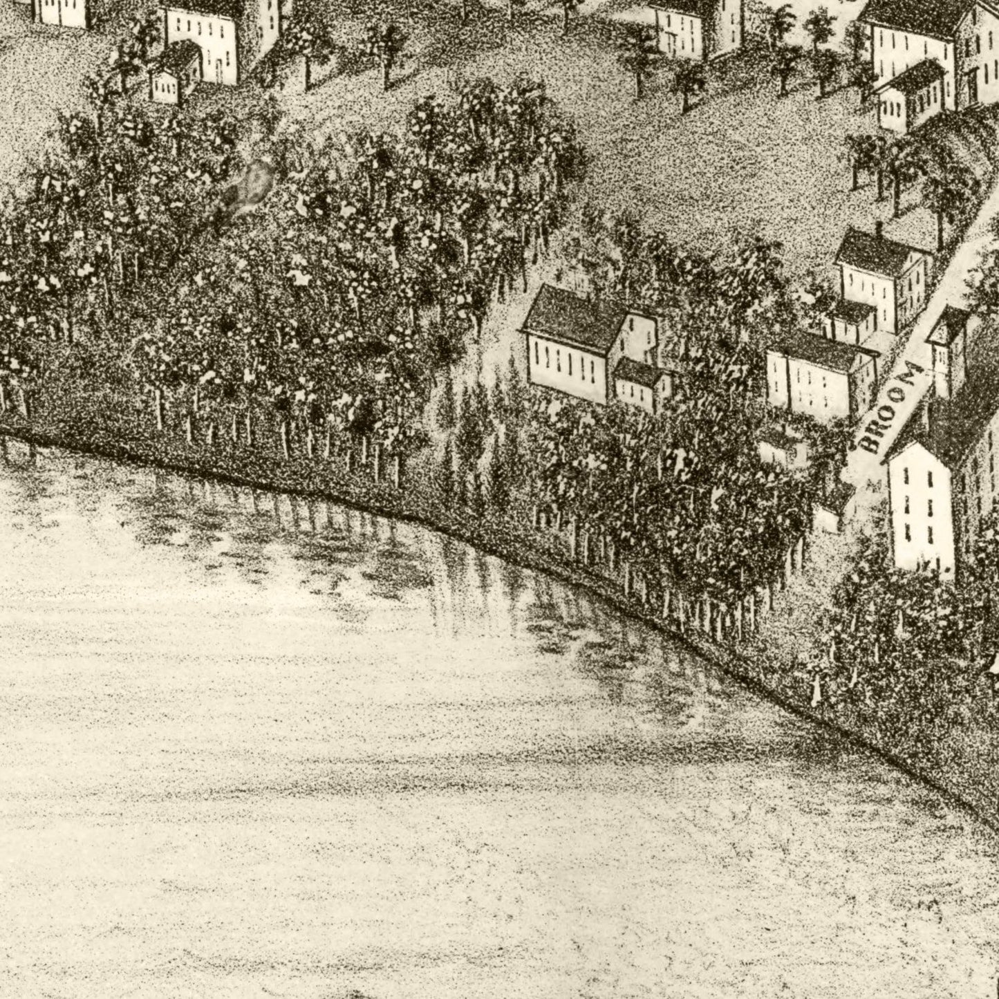 Vintage Map of East Haddam, Connecticut, 1880
