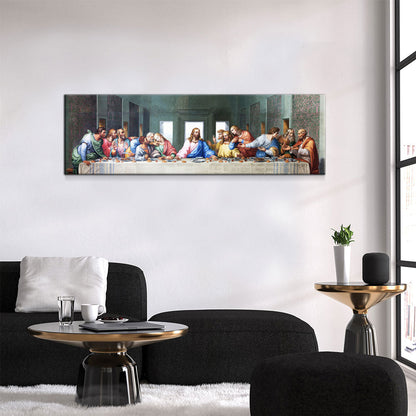 The Last Supper Canvas Wall Art, Da Vinci Classic Painting