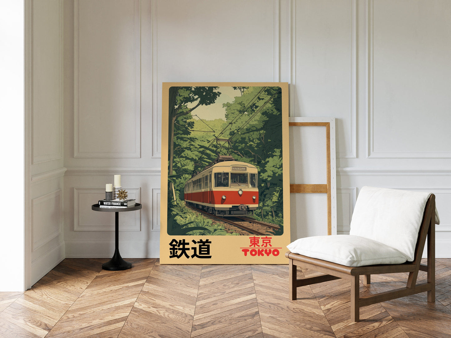 Retro Tokyo Railway Vintage Japanese Travel Print