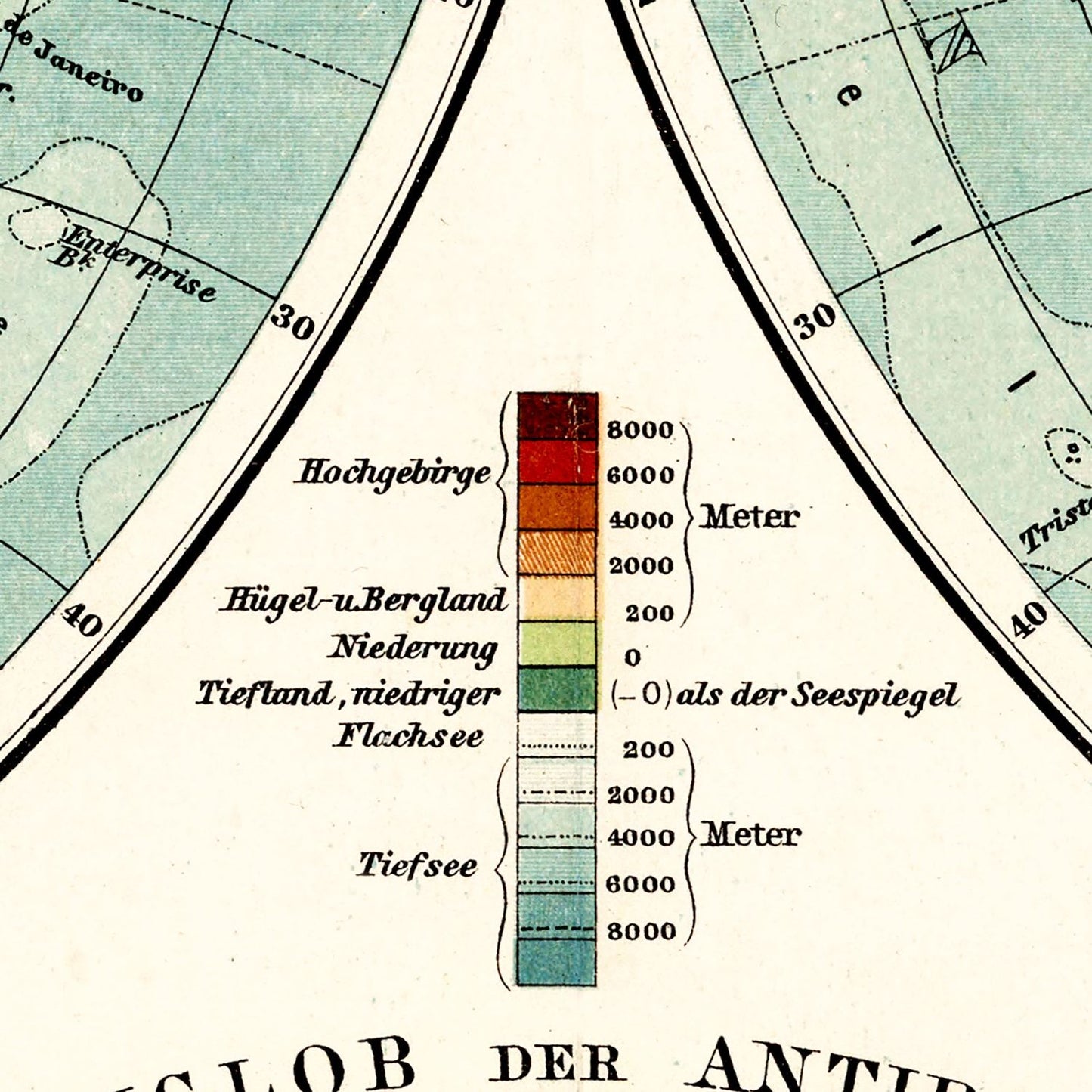 Vintage World Map, 1911