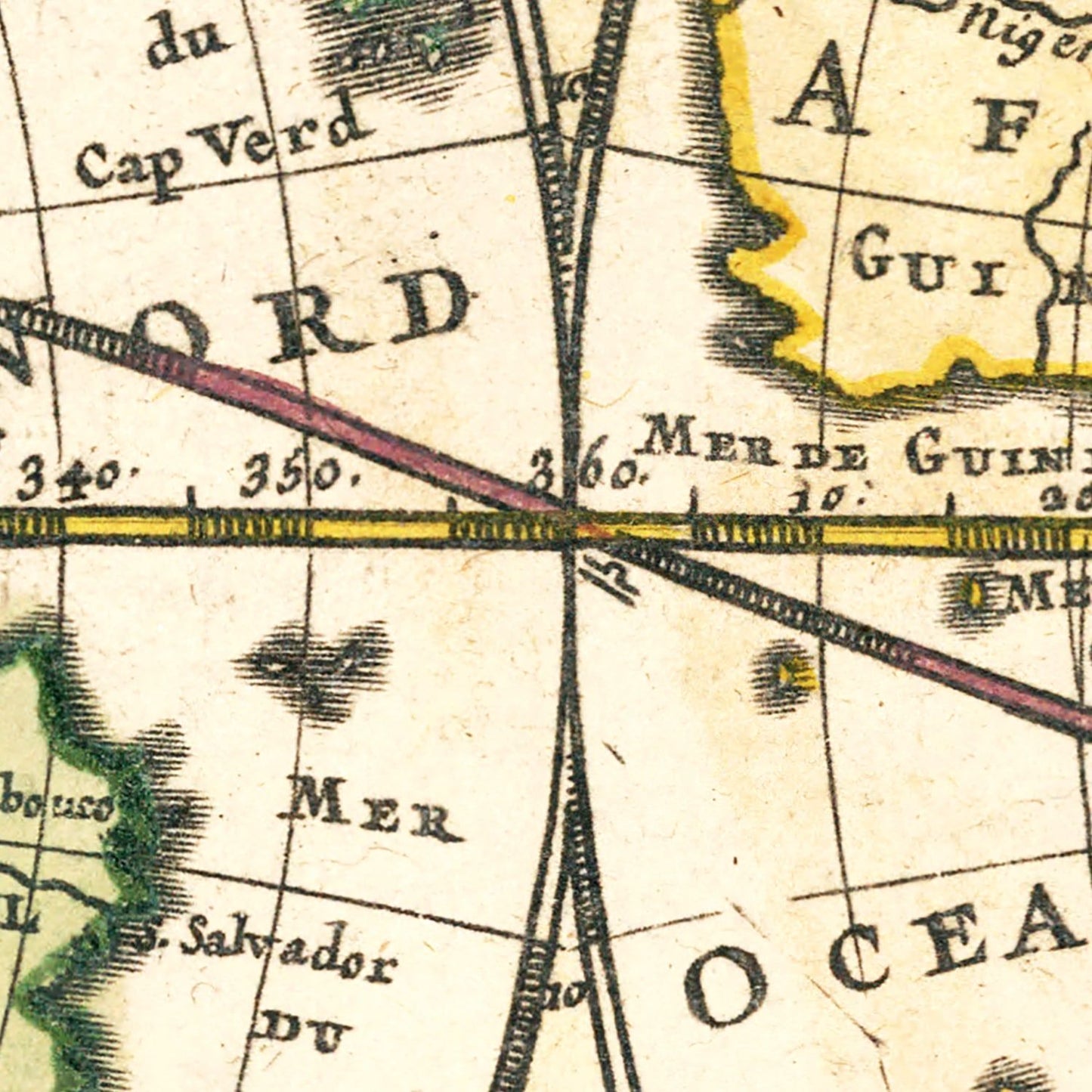 Vintage World Map, 1717