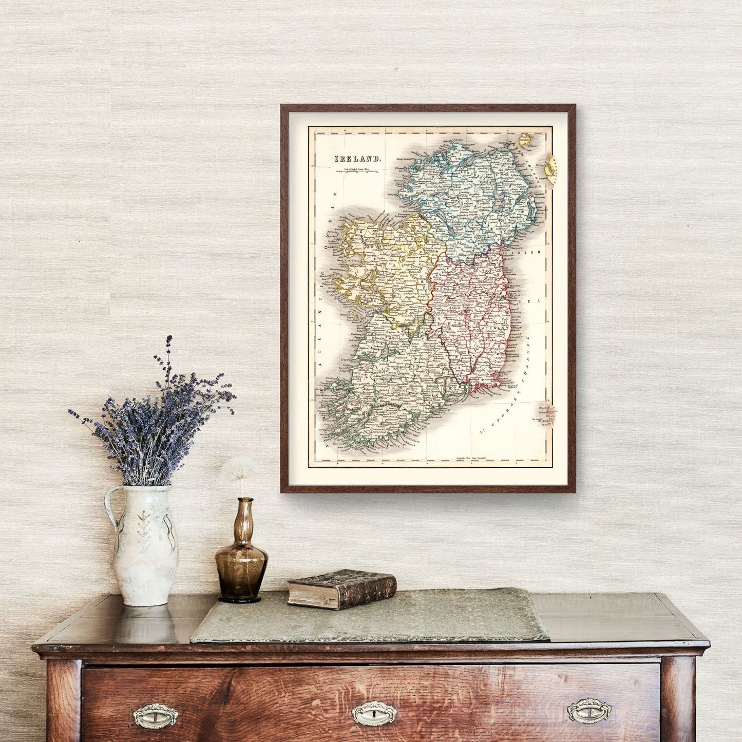 Vintage Map of Ireland, 1832